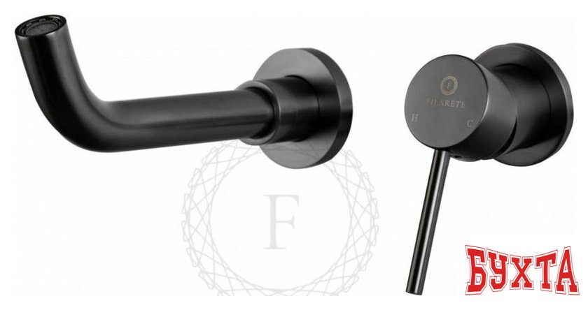 Смеситель Filarete Roun FL4020 (графит) 4