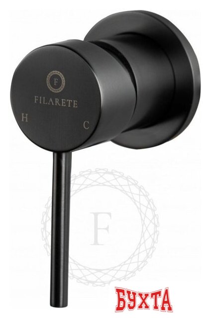 Смеситель Filarete Roun FL4020 (графит) 5