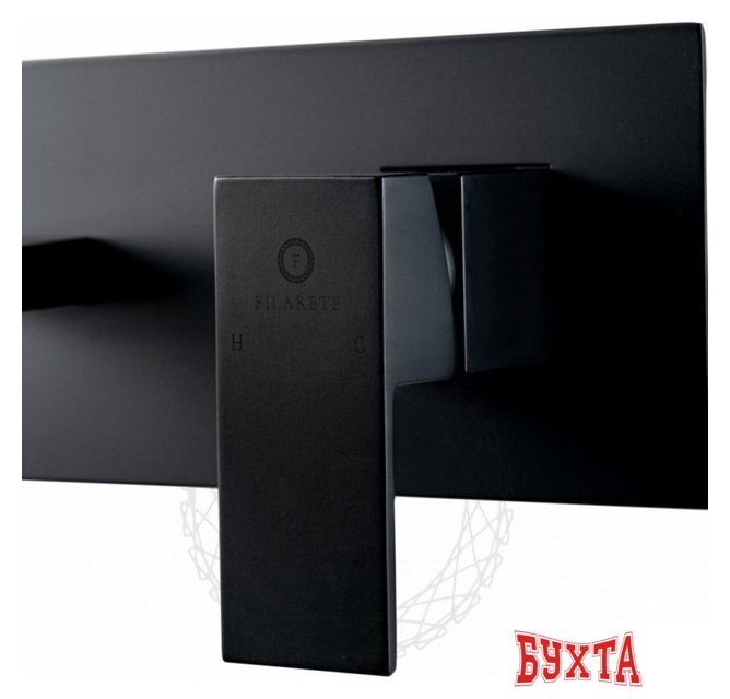 Смеситель Filarete Fing FL4040 (черный матовый) 5