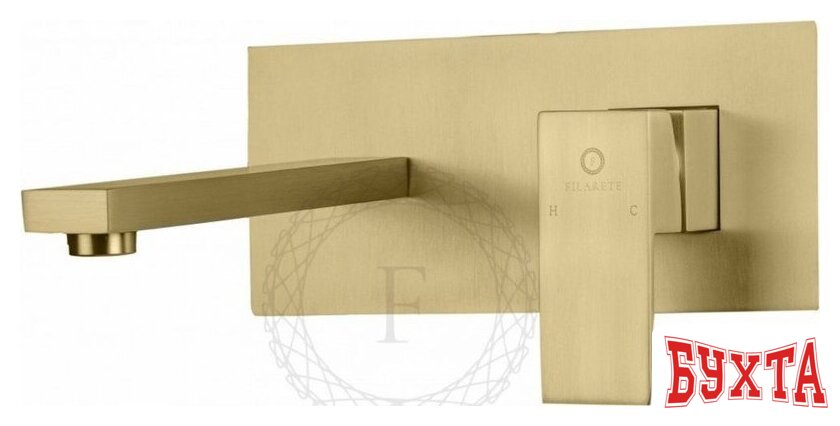 Смеситель Filarete Fing FL4040 (матовое золото)