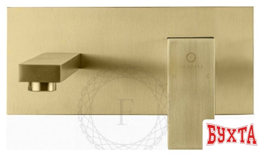 Смеситель Filarete Fing FL4040 (матовое золото) 3