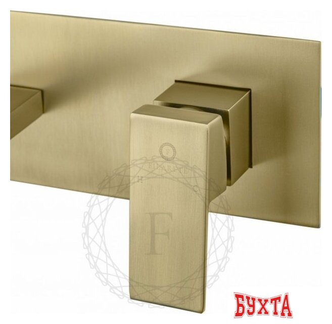 Смеситель Filarete Fing FL4040 (матовое золото) 5
