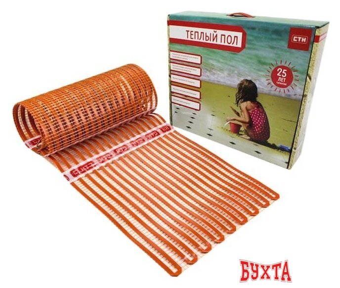 Нагревательный мат СТН City Heat 4.5х0.5 м 345 Вт 1