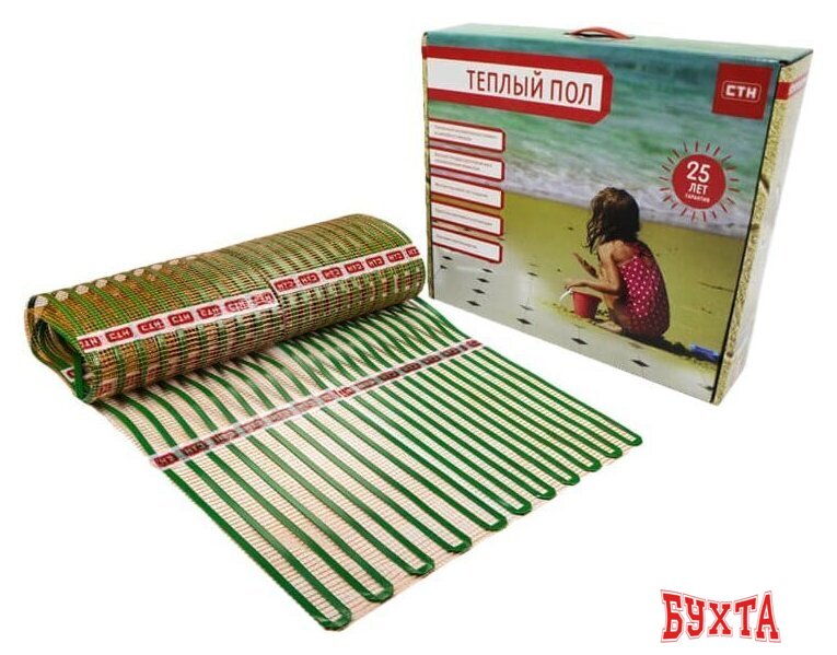 Нагревательный мат СТН City Heat 3.5х1 м 525 Вт