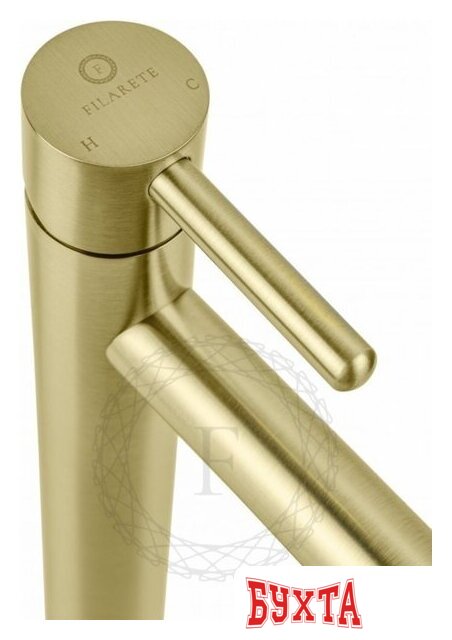 Смеситель Filarete Roun FL6020 (матовое золото) 5
