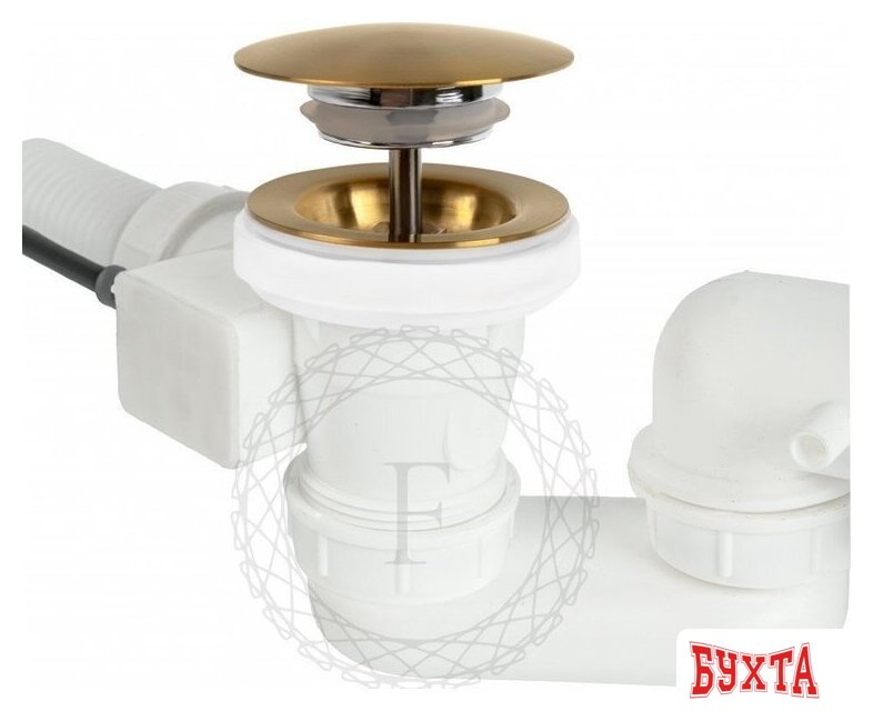 Сифон Filarete FL80 (золотой брашированный) 4