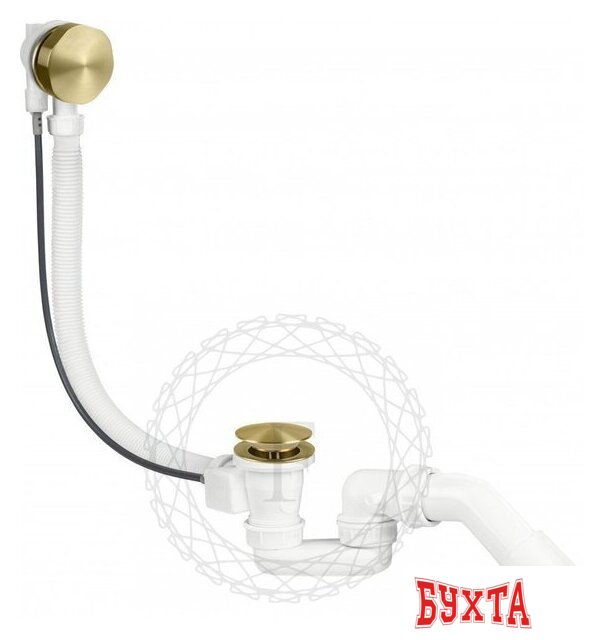 Сифон Filarete FL80 (матовое золото)