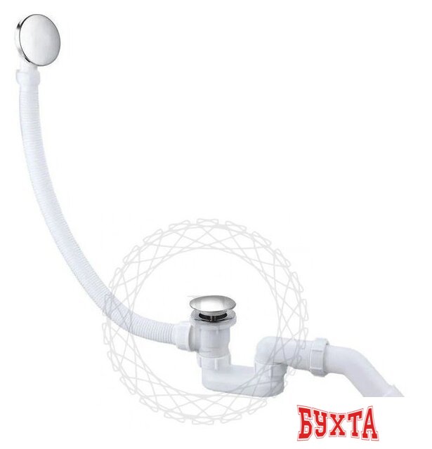 Сифон Filarete FL90 (хром)