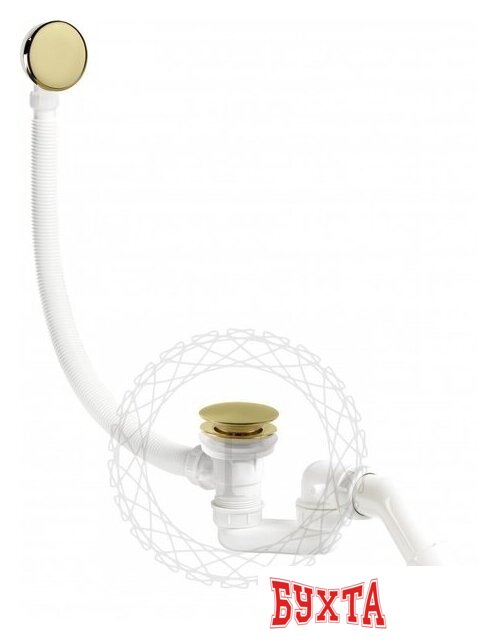 Сифон Filarete FL90 (золото)