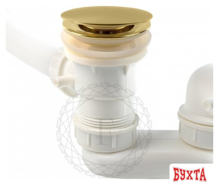 Сифон Filarete FL90 (золото) 2