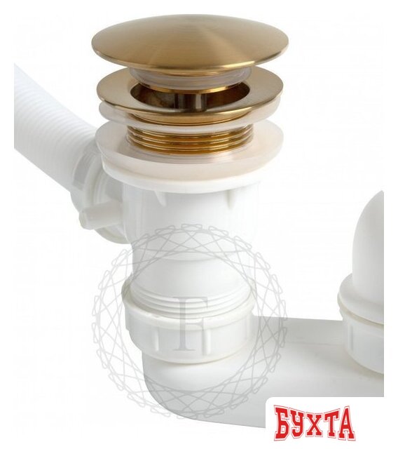 Сифон Filarete FL90 (золотой брашированный) 2