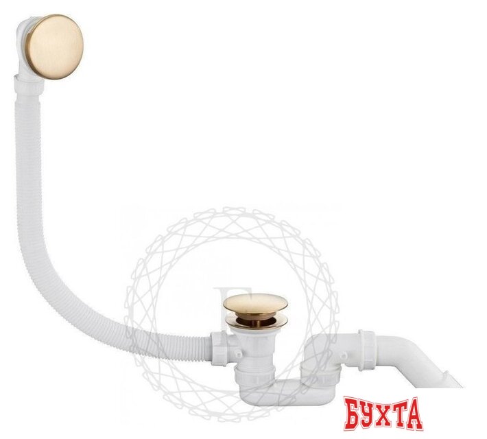 Сифон Filarete FL90 (золотой брашированный) 5