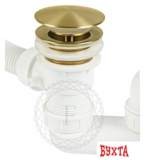 Сифон Filarete FL90 (матовое золото) 2