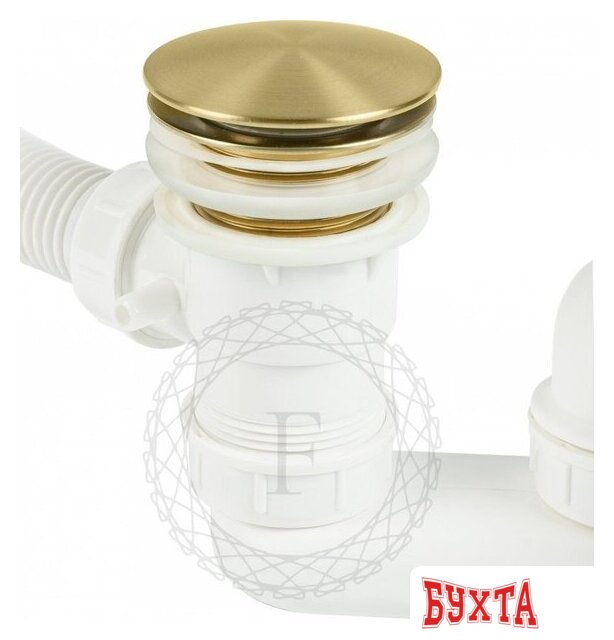 Сифон Filarete FL90 (матовое золото) 3