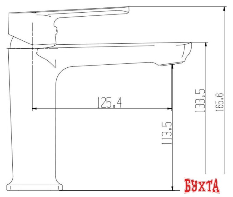 Смеситель Vieir V073513-F 2