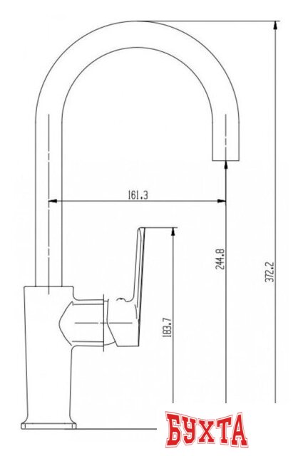 Смеситель Vieir V073523-C 2
