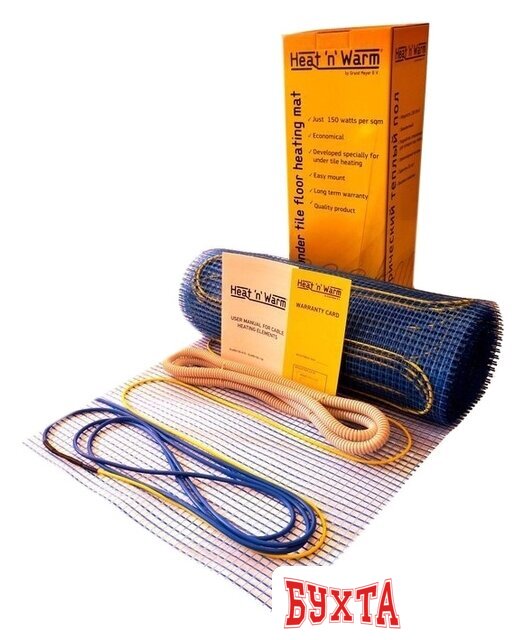 Нагревательный мат Heat'n'Warm EcoNG150-070 7 кв.м. 1050 Вт 1