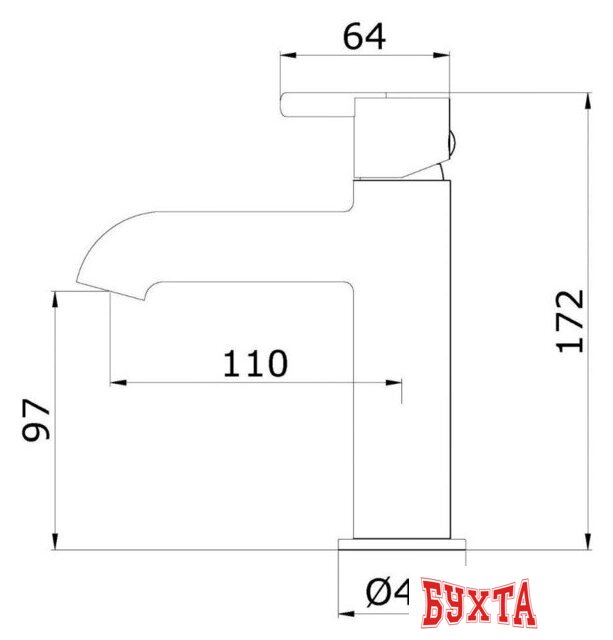 Смеситель Ganzer GZ03111-Q 2