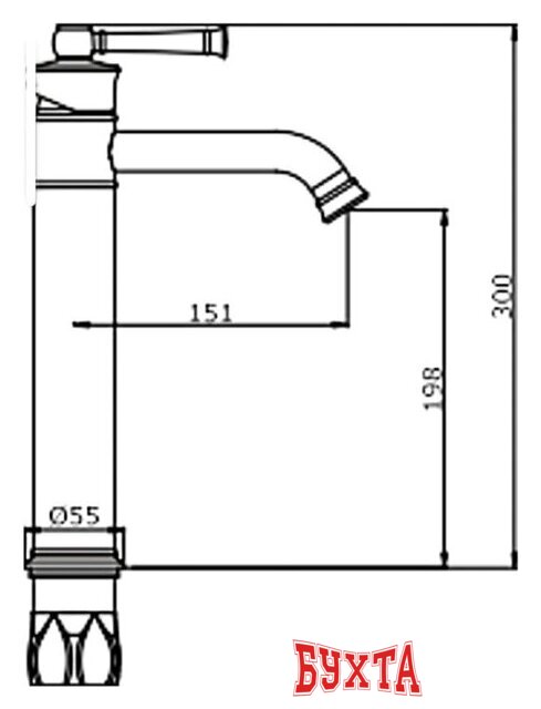 Смеситель Vieir V273512 2