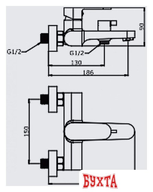 Смеситель Vieir V283531-F 2