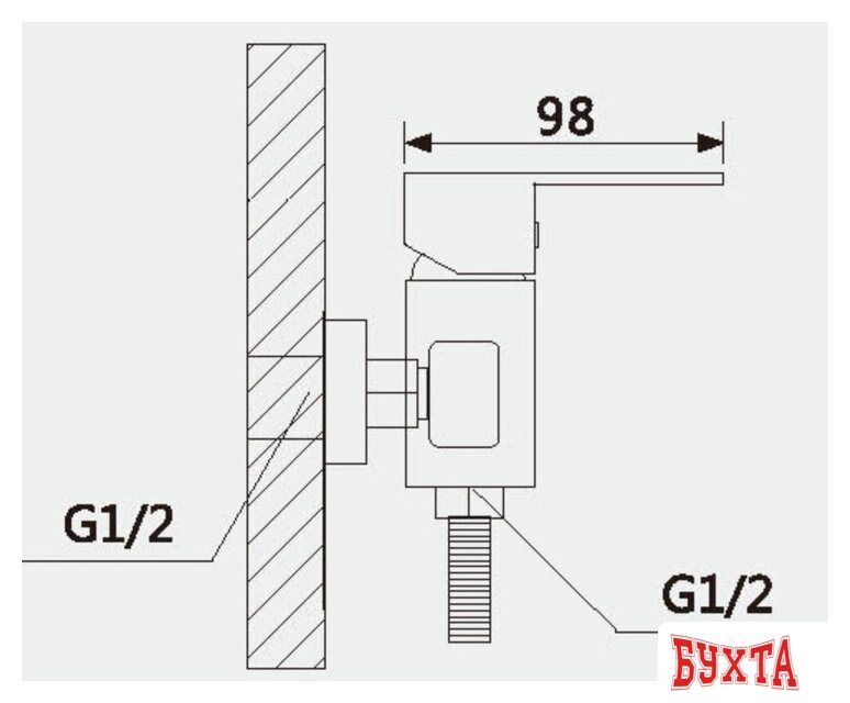 Смеситель Vieir V113561-G 2