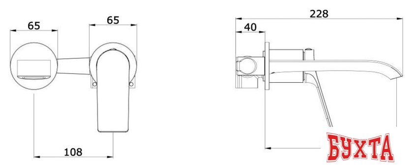 Смеситель Vieir V343513-G 2