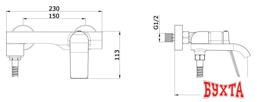 Смеситель Vieir V343531-G 2
