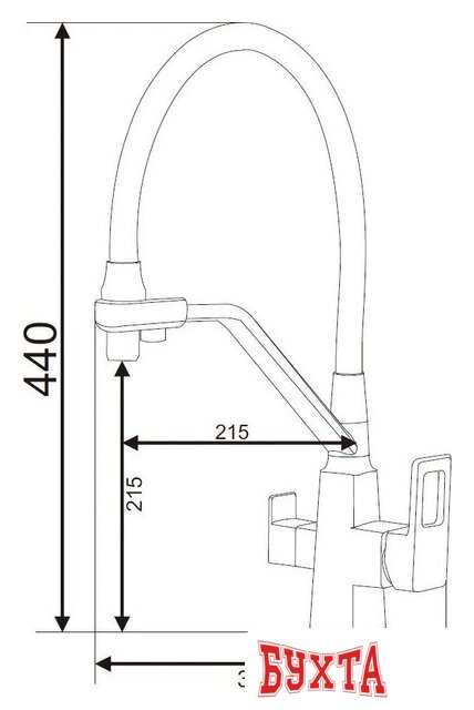 Смеситель Vieir V353525 2
