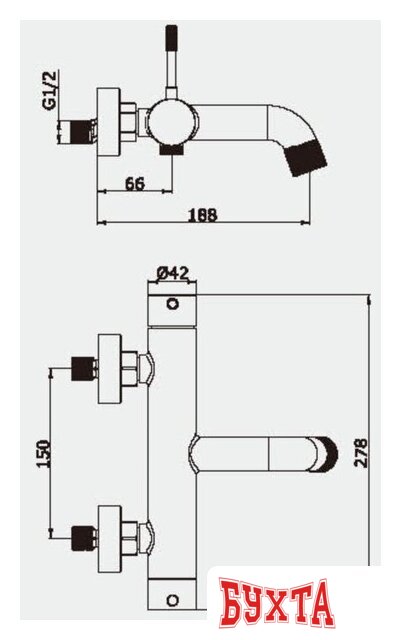 Смеситель Vieir V403531-C 2