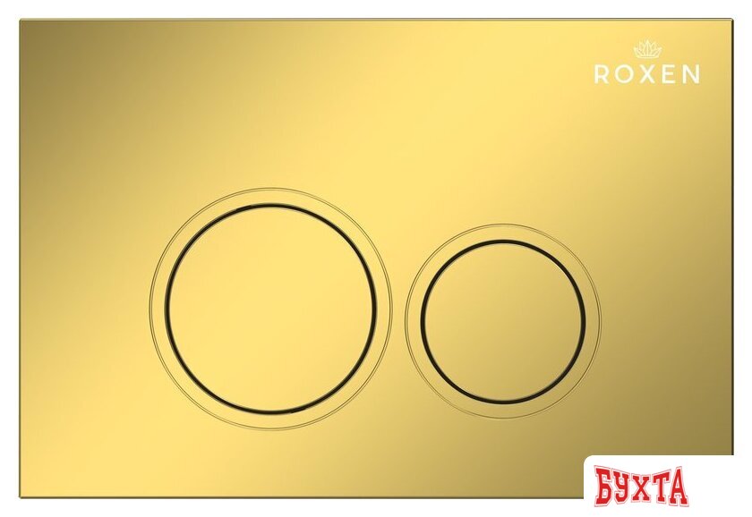 Унитаз подвесной Roxen Royal Matt в комплекте с инсталляцией StounFix Dual Fresh 6 в 1 968254 (кнопка: золото) 3