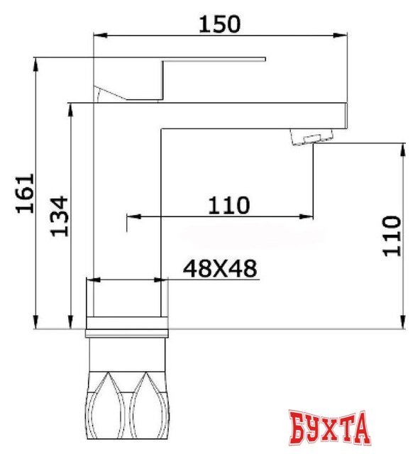 Смеситель Vieir V363511-G 2