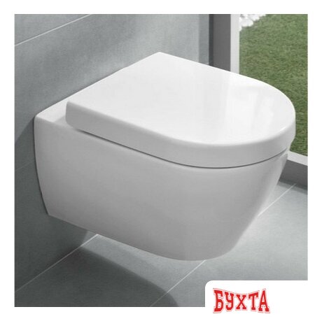 Унитаз подвесной Villeroy & Boch Subway 2.0 5614R0R1 Ceramic Plus + 9M78S101 2