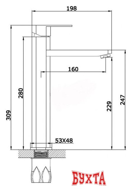 Смеситель Vieir V383512 2