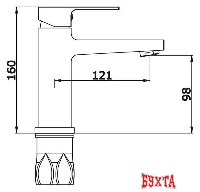 Смеситель Vieir V393511-N 2