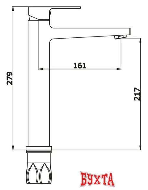 Смеситель Vieir V393512-N 2