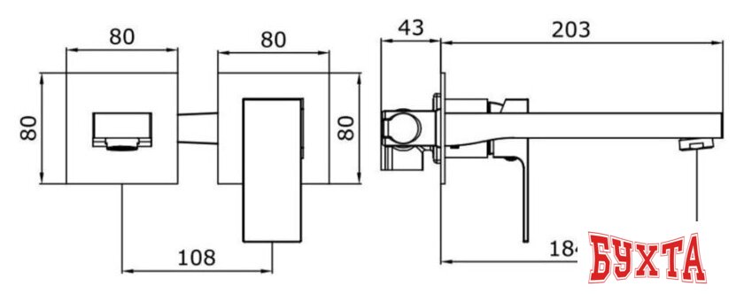 Смеситель Vieir V393513-N 2