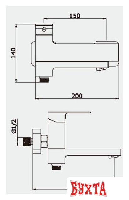 Смеситель Vieir V393531-S 2