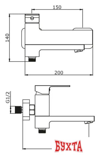 Смеситель Vieir V393531-N 2