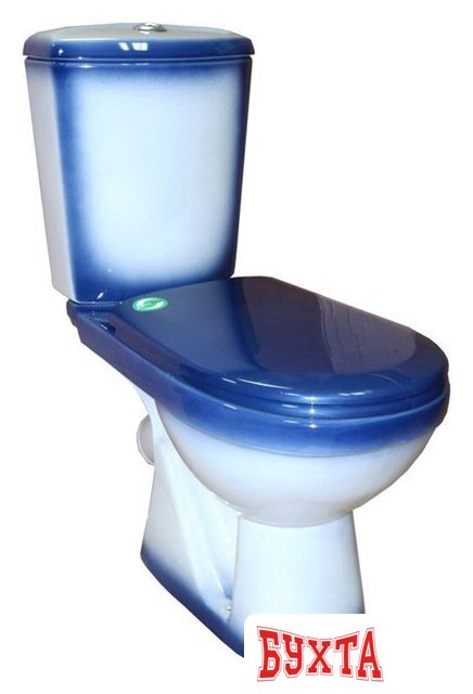 Унитаз напольный Rosa Комфорт (синий)