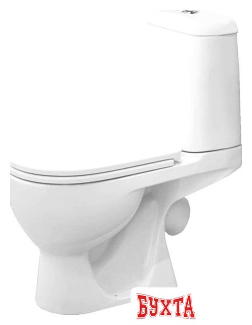 Унитаз напольный Sanita Luxe Max Comfort WC.CC/Max/2-DM/WHT.G/S1 (с сиденьем)