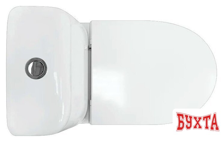 Унитаз напольный Sanita Luxe Max Comfort WC.CC/Max/2-DM/WHT.G/S1 (с сиденьем) 5