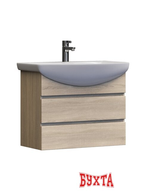 Мебель для ванных комнат Vigo Тумба Wing 600-0-2 (Балтика) подвесная дуб сонома