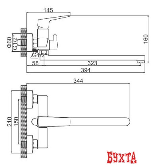 Смеситель Ledeme L2281 2