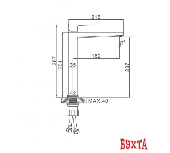 Смеситель Ledeme L1173B 3