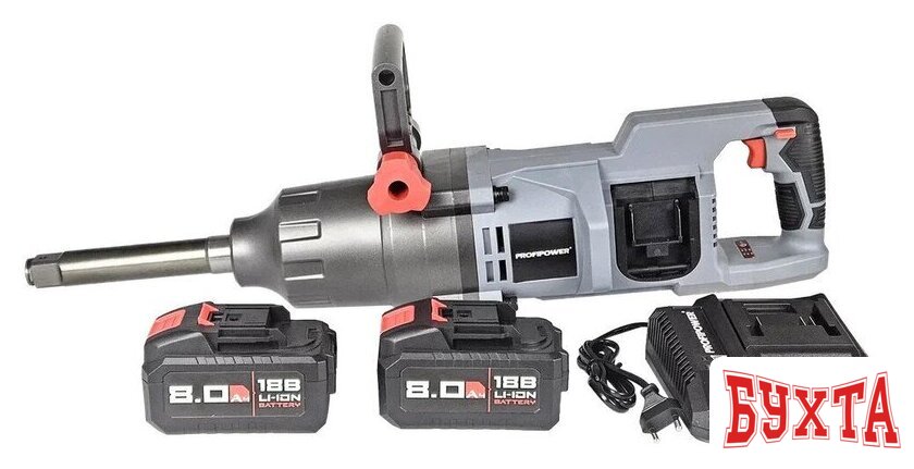 Гайковерт Profipower T-4000N (с 2-мя АКБ) 5