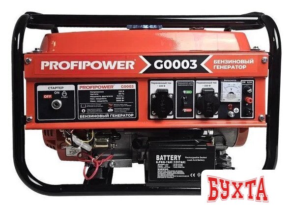 Бензиновый генератор Profipower БГ-4000Э 1