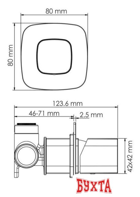 Смеситель Wasserkraft Nuthe 9151 2