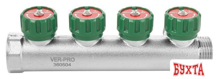 Запорная арматура Vieir Коллектор водоразборный VER440-4A 4