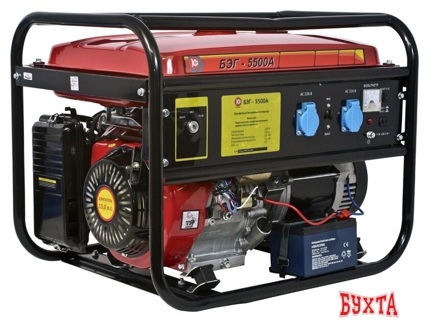 Бензиновый генератор Калибр БЭГ-5500А