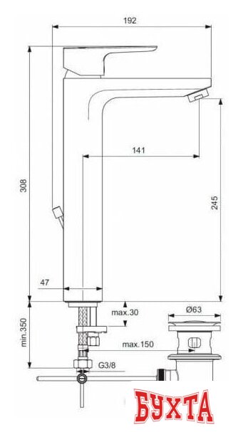 Смеситель Ideal Standard Ceraplan BC561AA 2